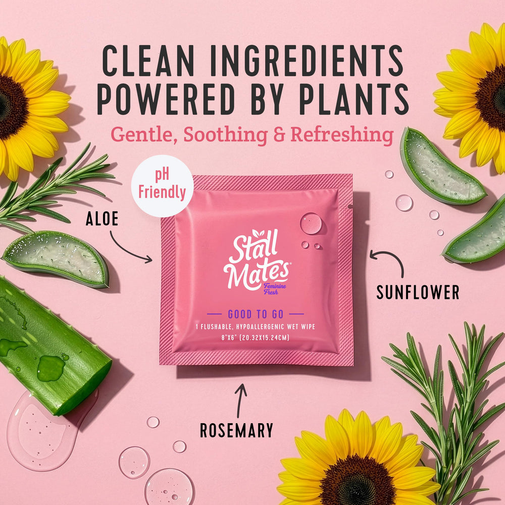 Etiqueta Stall Mates con ingredientes, destaca aloe, girasol y romero para confort