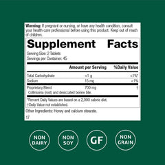 Standard Process Cholacol primer plano de tabletas detallando textura y forma