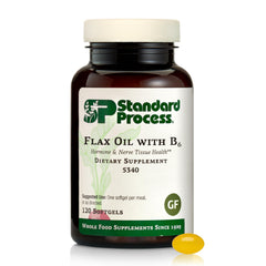 Standard Process envase frontal mostrando 120 cápsulas y beneficios
