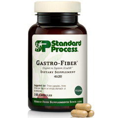 Polvo de ingredientes de Gastro-Fiber con fibras naturales mostrando origen vegetal
