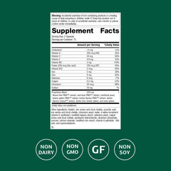 Etiqueta de Immuplex Standard Process con lista de ingredientes y beneficios visibles