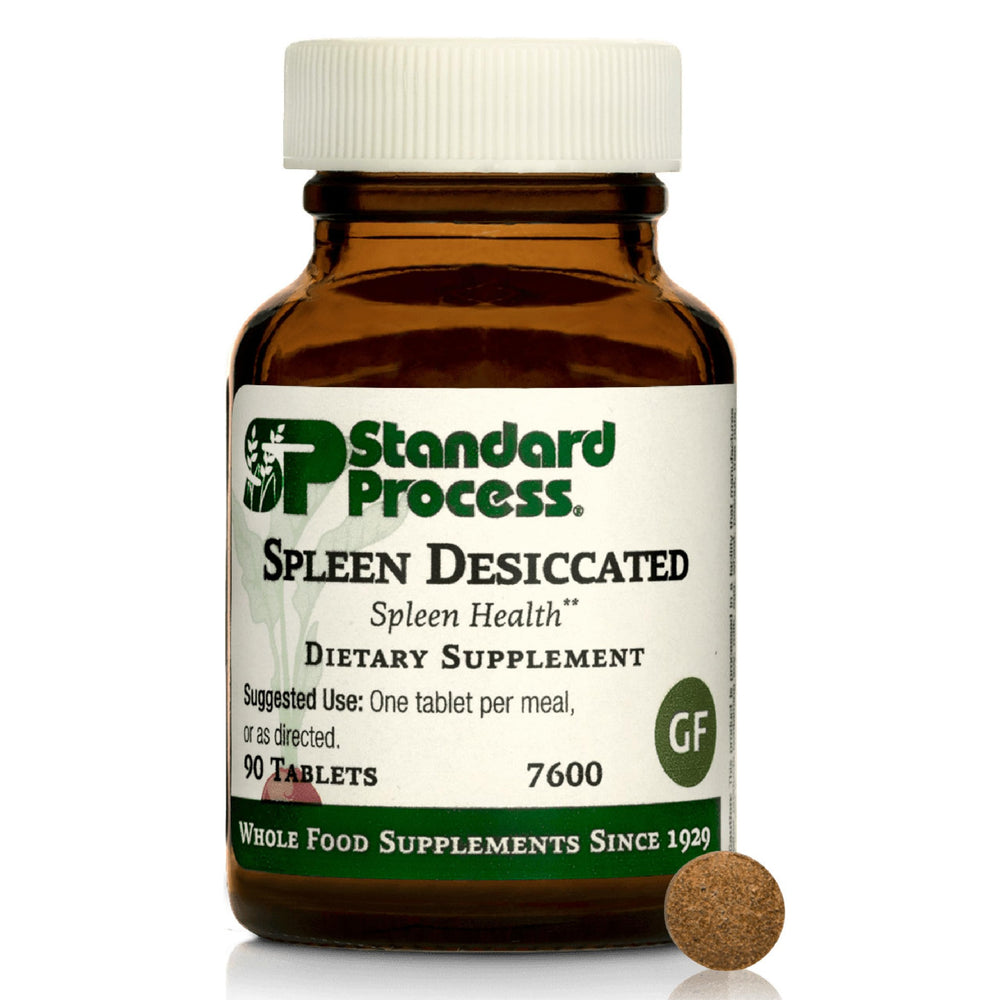 Standard Process Inc. frasco frontal del suplemento Spleen Desiccated ayuda a elegir producto