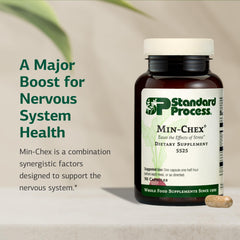 Standard Process Min-Chex textura en polvo de ingredientes naturales y pureza