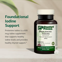 Standard Process Prolamine harina de maíz orgánico como fuente natural de yodo