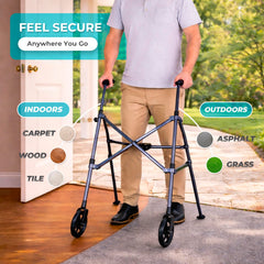Stander en comparación de tamaño para evaluar portabilidad fácil