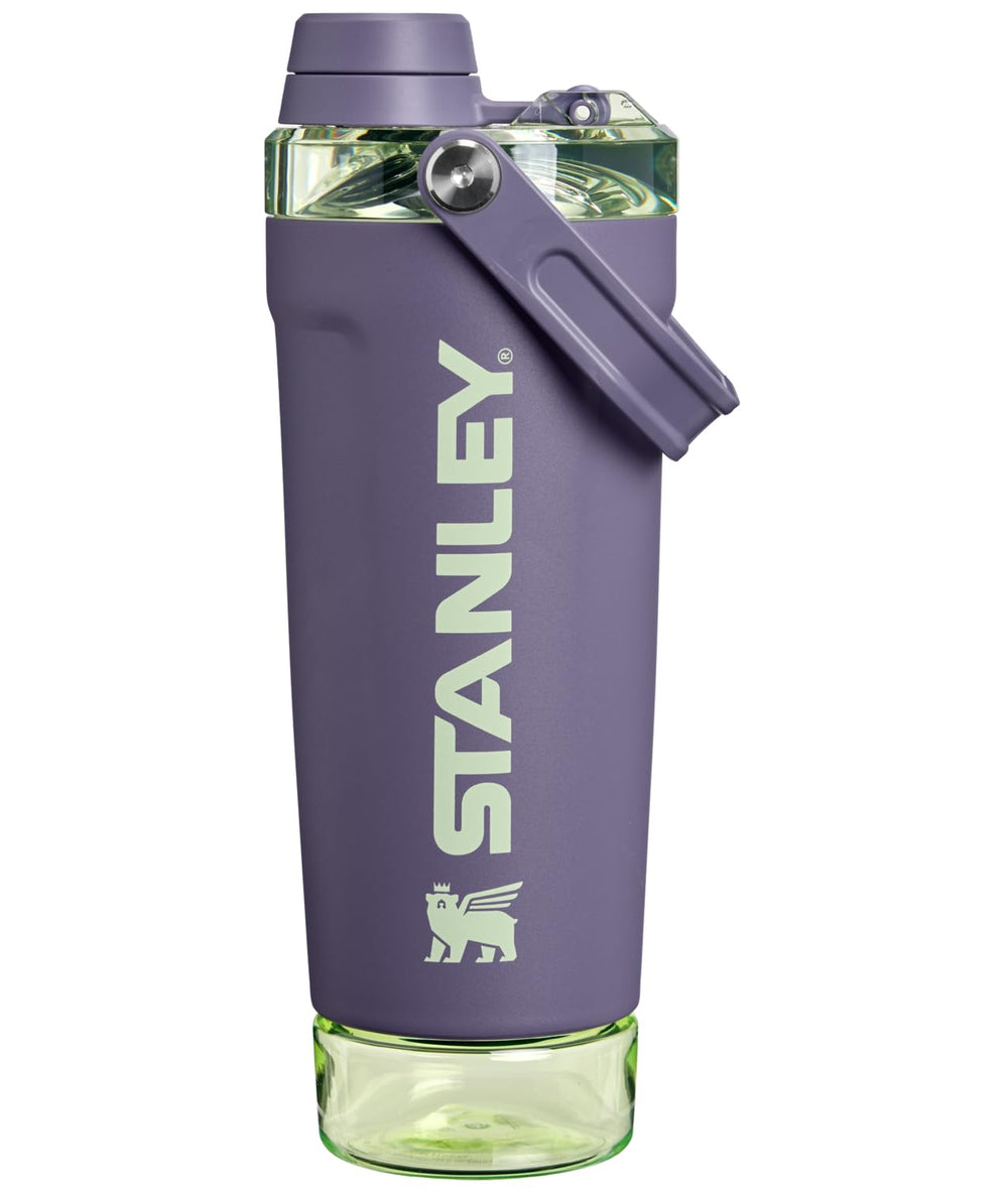STANLEY Vitalize frontal morado umbra mostrando el diseño portátil y hermético