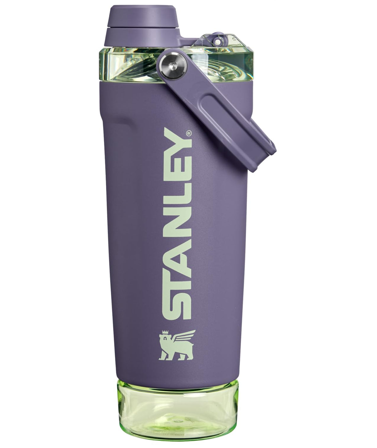 STANLEY Vitalize frontal morado umbra mostrando el diseño portátil y hermético