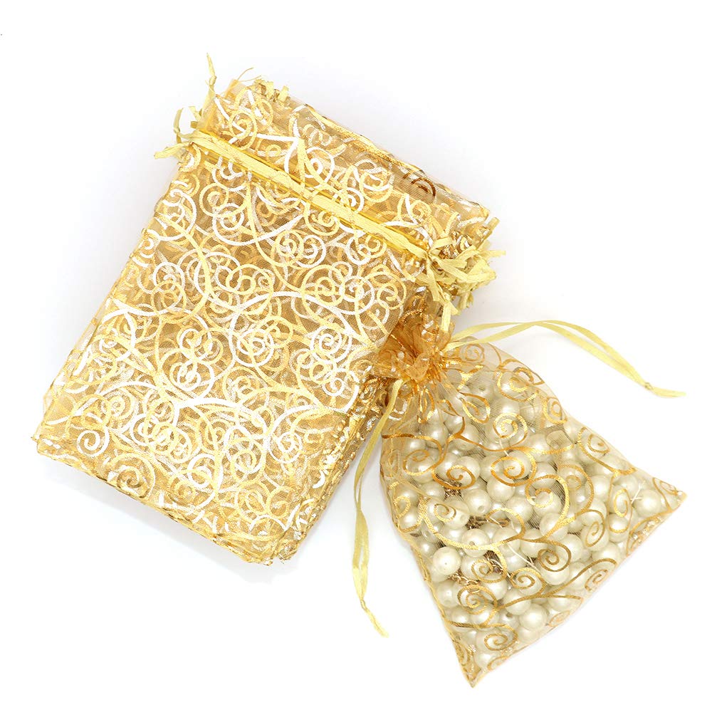 Staruby bolsa llena con joyería, muestra protección y elegante exposición