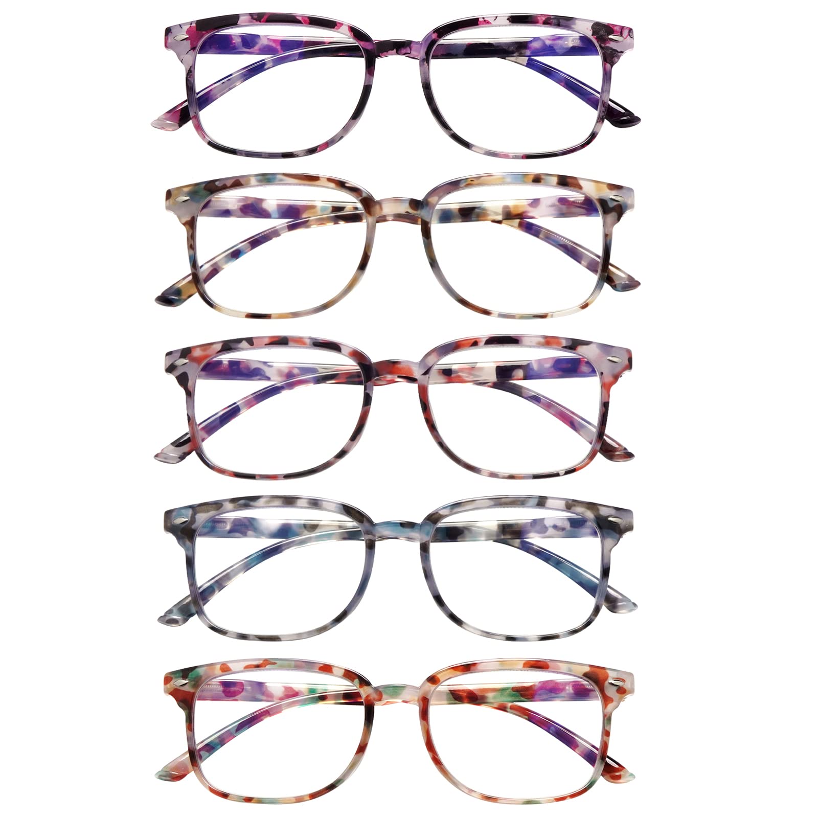 STASTEND vista frontal pack multicolor con cinco pares, estilo y conveniencia