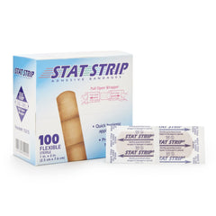 STAT STRIP empaque frontal caja 100 venditas protección rápida