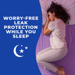 Stayfree etiqueta con beneficios y especificaciones visibles