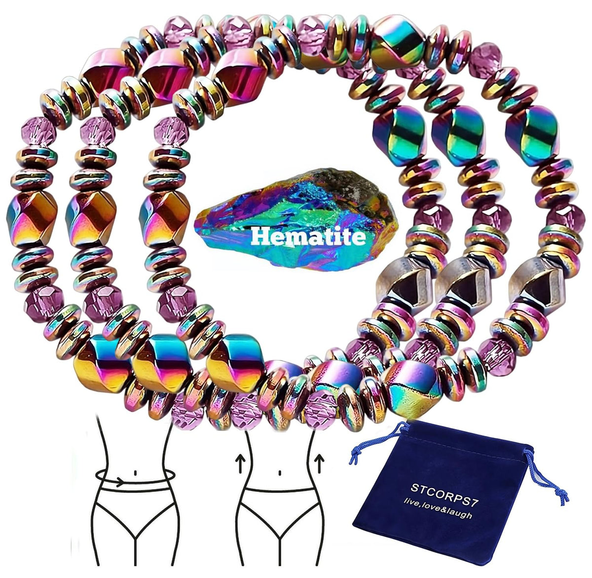STCORPS7 pulsera frontal conjunto mostrando diseño y combinación de colores