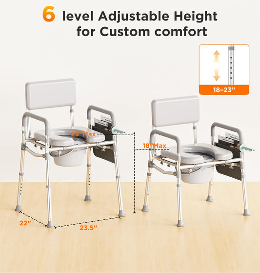 Steadyjoy detalle del asiento acolchado mostrando confort y soporte