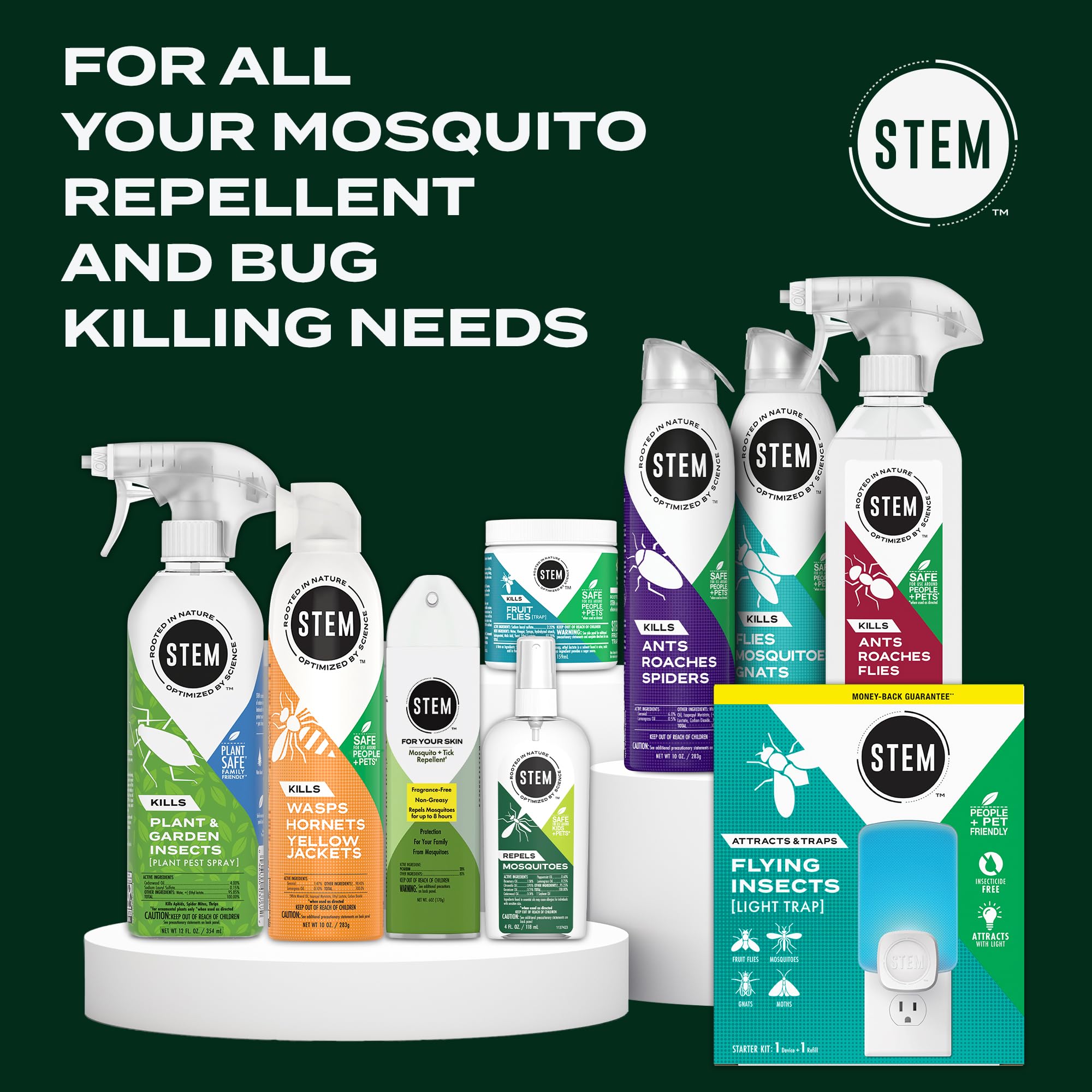 STEM pack de 3 botellas para suministro prolongado y ahorro familiar