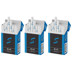 STEP caja frontal mostrando 20 cigarrillos y beneficio de almacenamiento