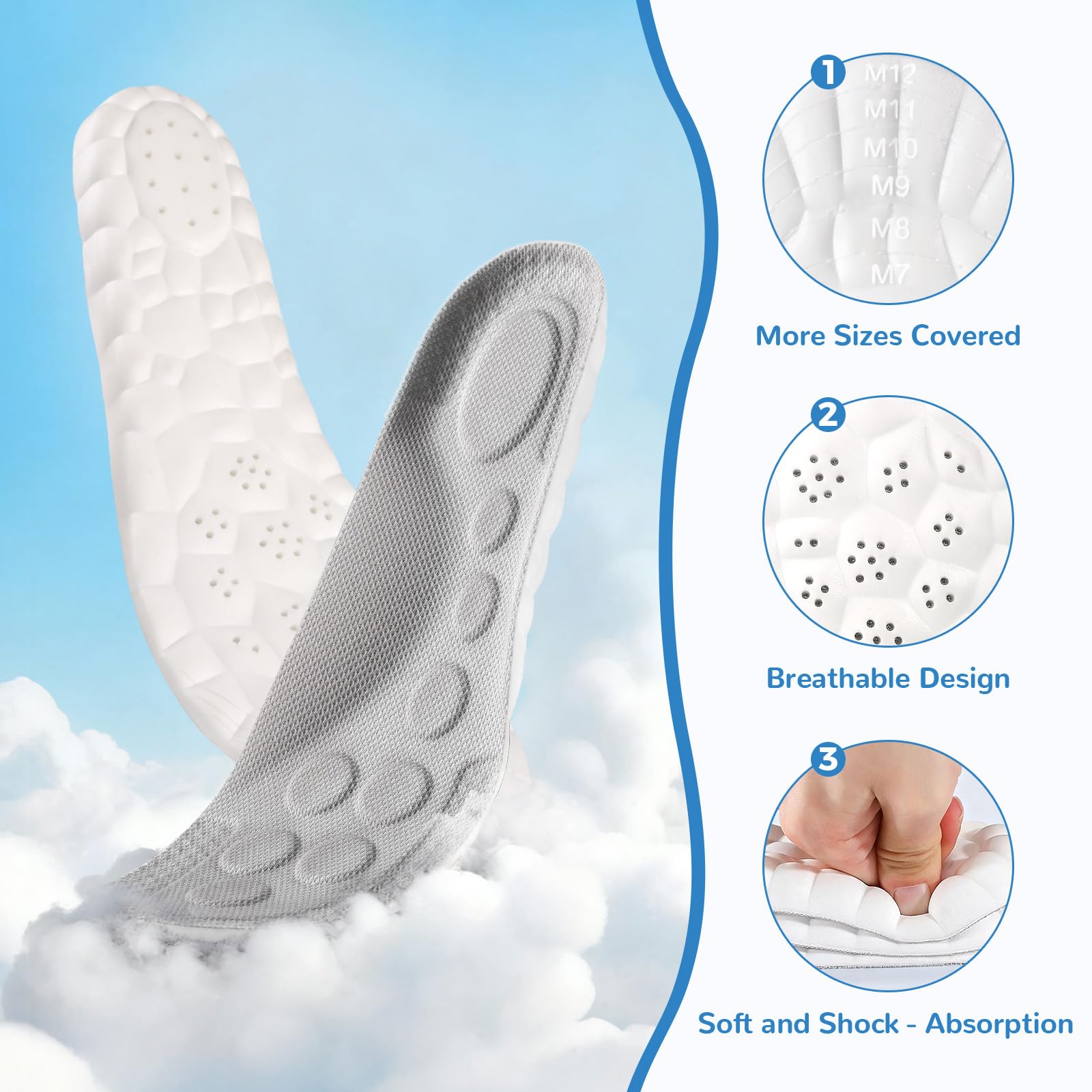 StepTastic textura de espuma que muestra amortiguación y confort