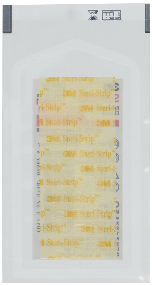 Steri-Strip 3M detalle de la tira porosa que se adapta y protege la piel