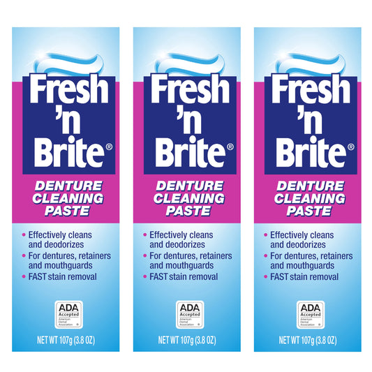 Stim-U-Dent frente del tubo mostrando el envase y marca para fácil identificación y uso