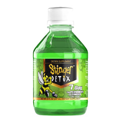 Detalle de textura del líquido Stinger Detox que facilita el consumo
