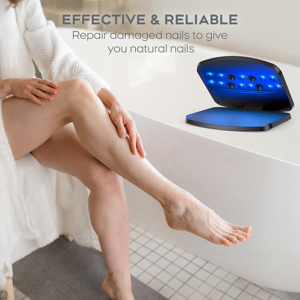 STLLEE Fungabeam colocada en pies, tratamiento cómodo para pedicura en casa