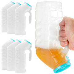 Stock Your Home orinal frontal mostrando diseño compacto y tapa, solución portátil