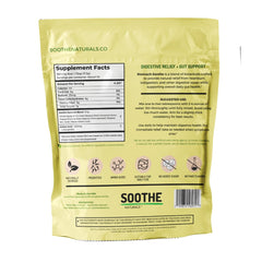 Stomach Soothe textura del polvo en primer plano que evidencia mezcla fina y natural