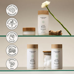 Stonehenge Health etiqueta con datos nutricionales y sin aditivos artificiales
