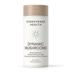 Stonehenge Health frasco frontal mostrando diseño y cantidad 60 cápsulas