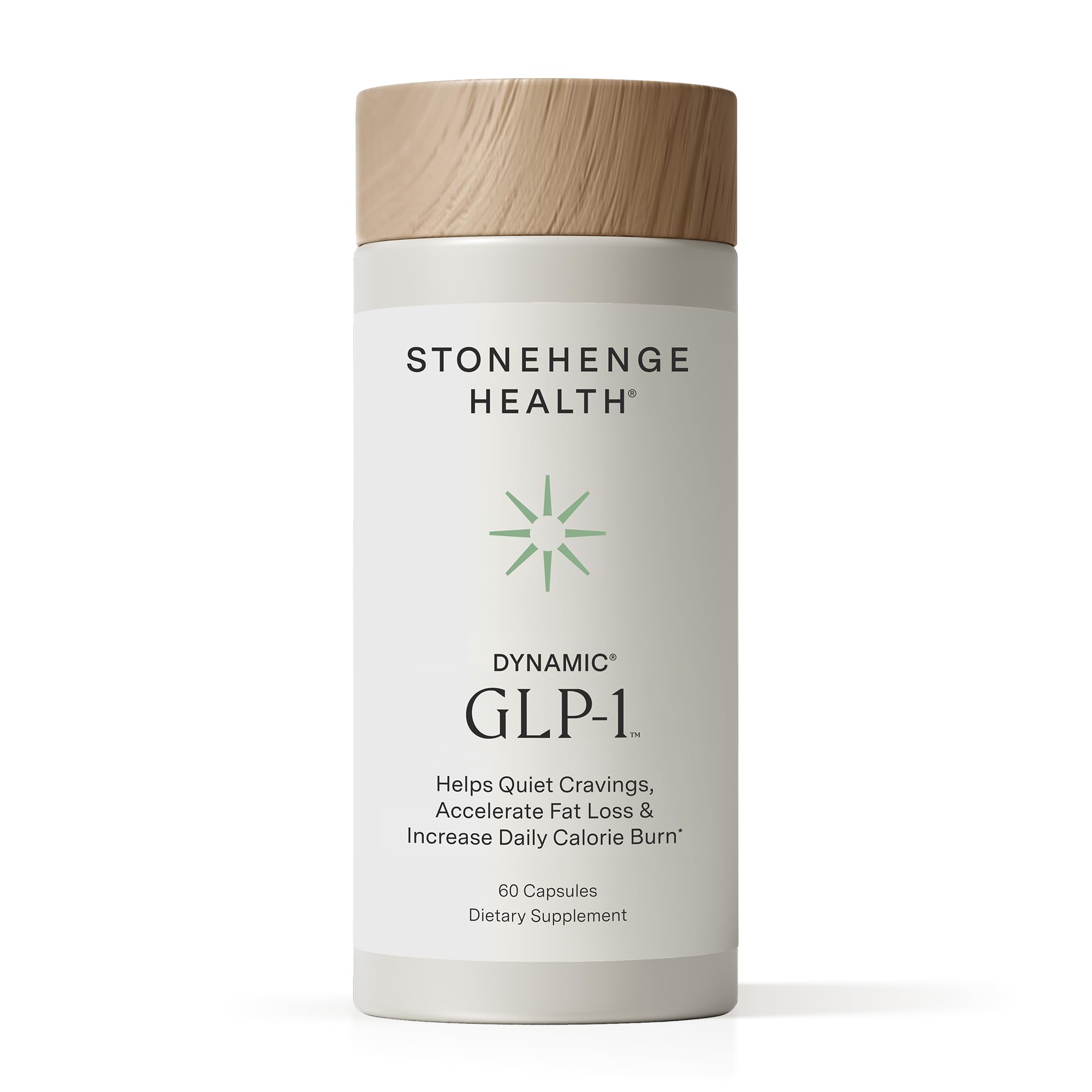 Stonehenge Health envase frontal mostrando suplemento y beneficios claros