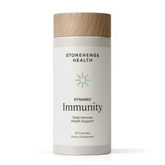 Stonehenge Health vista frontal del envase mostrando diseño y beneficios