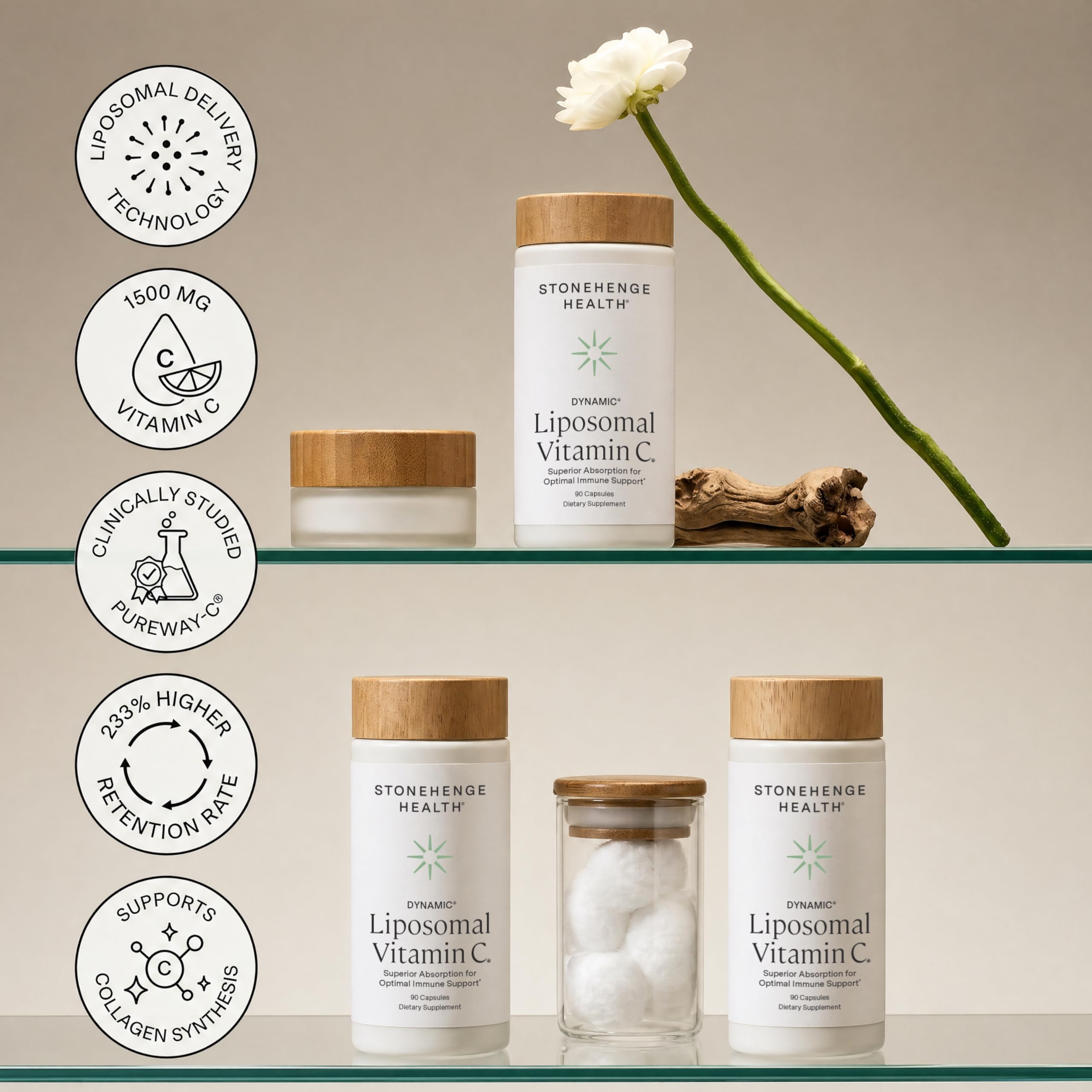 Stonehenge Health fosfolípidos de lecitina de girasol como ingrediente clave