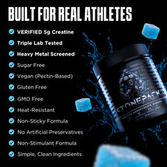 STONEPACK gominolas en bol listas antes del entrenamiento para conveniencia