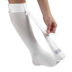 The Strassburg Sock empaque frontal mostrando diseño y beneficio de soporte nocturno