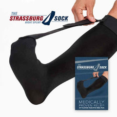 The Strassburg Sock comparación de talla mostrando ajuste adecuado y comodidad