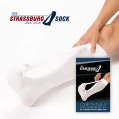 The Strassburg Sock primer plano de la textura transpirable para confort nocturno