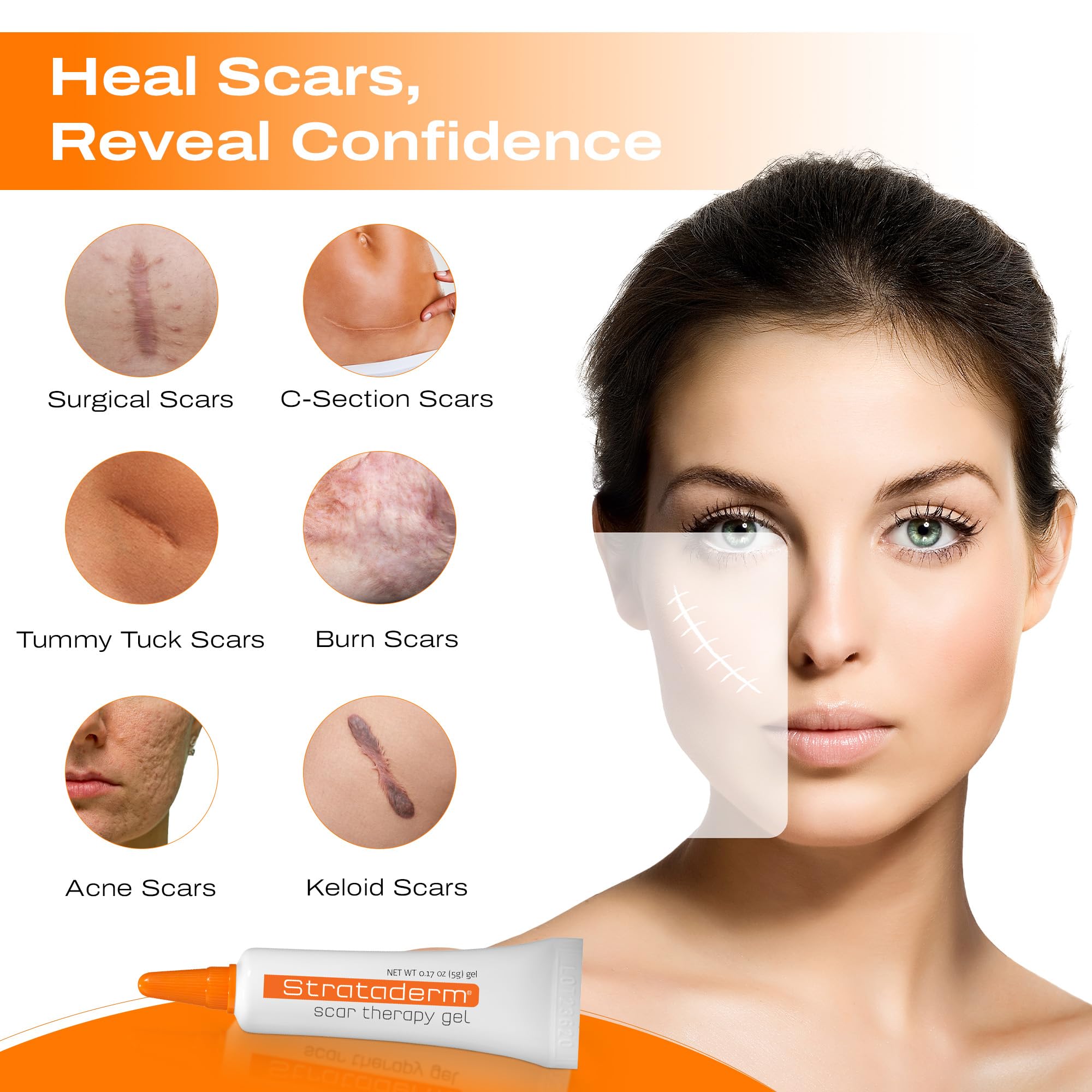 Strataderm gel transparente textura cercana, aspecto no graso