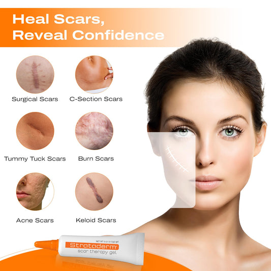 Strataderm gel transparente textura cercana, aspecto no graso