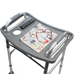 STRONGARM bandeja junto a una regla mostrando dimensiones y escala práctica