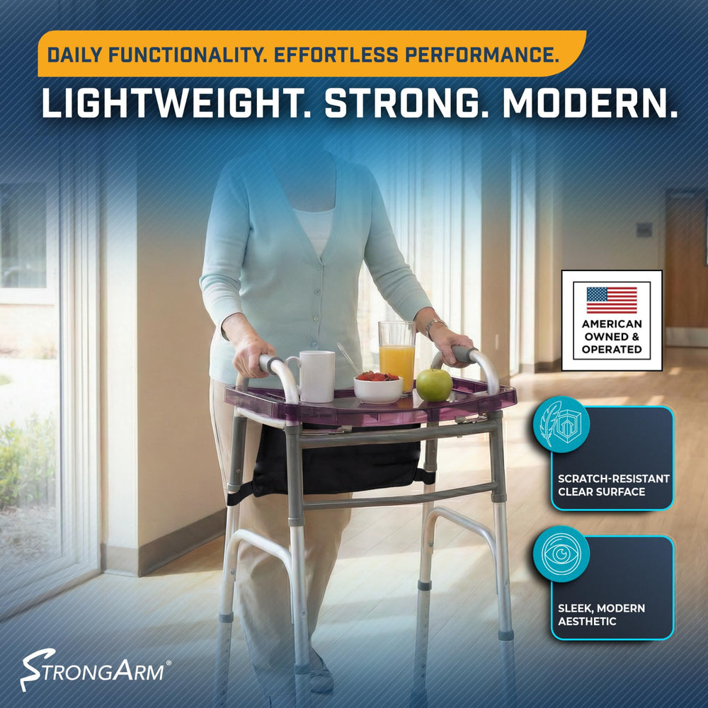 STRONGARM bolsa desmontable sujeta al andador para llevar objetos personales