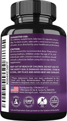 StrongVit ingredientes naturales como té verde y bayas que apoyan perfil antioxidante
