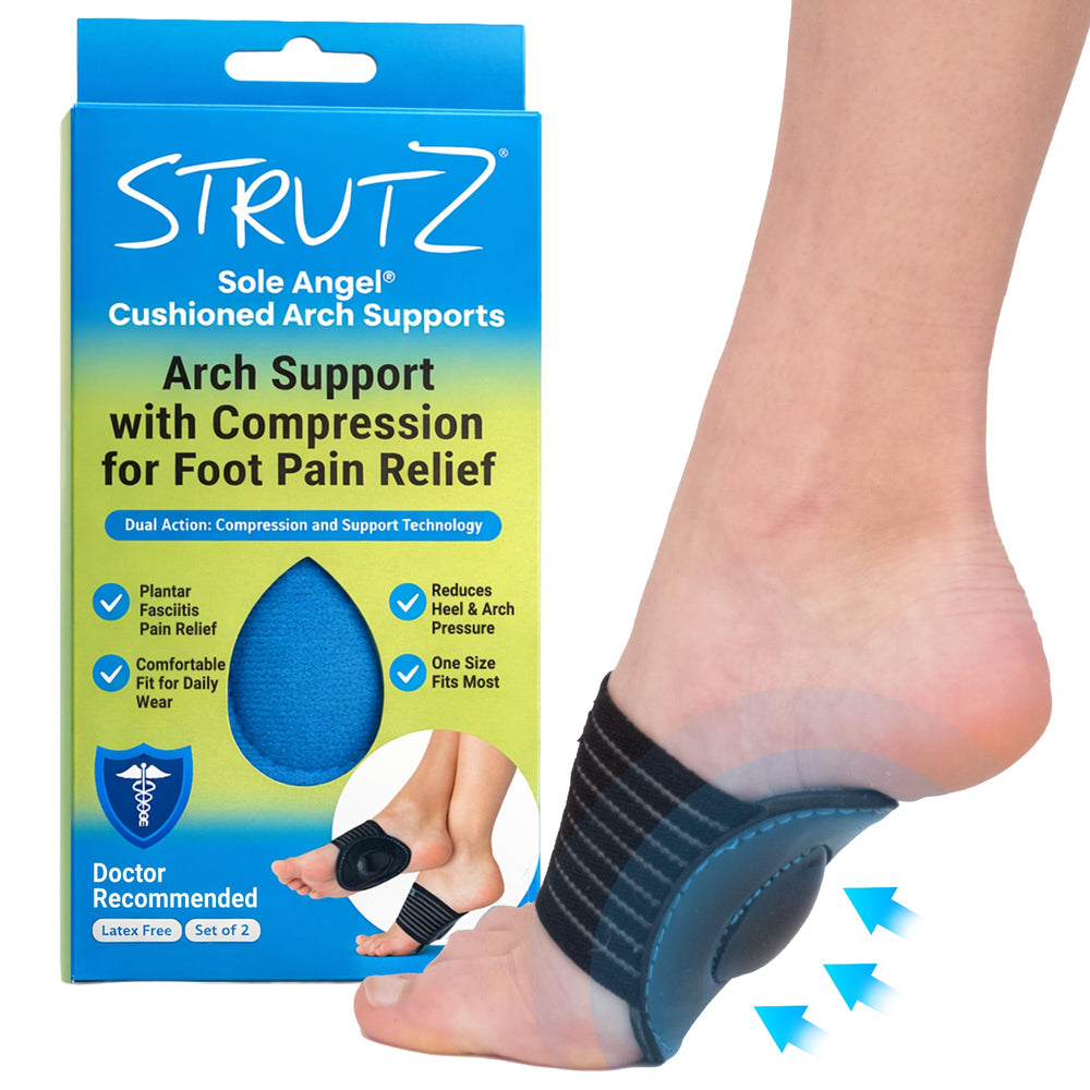 Strutz Sole Angel frontal del empaque mostrando diseño y beneficios