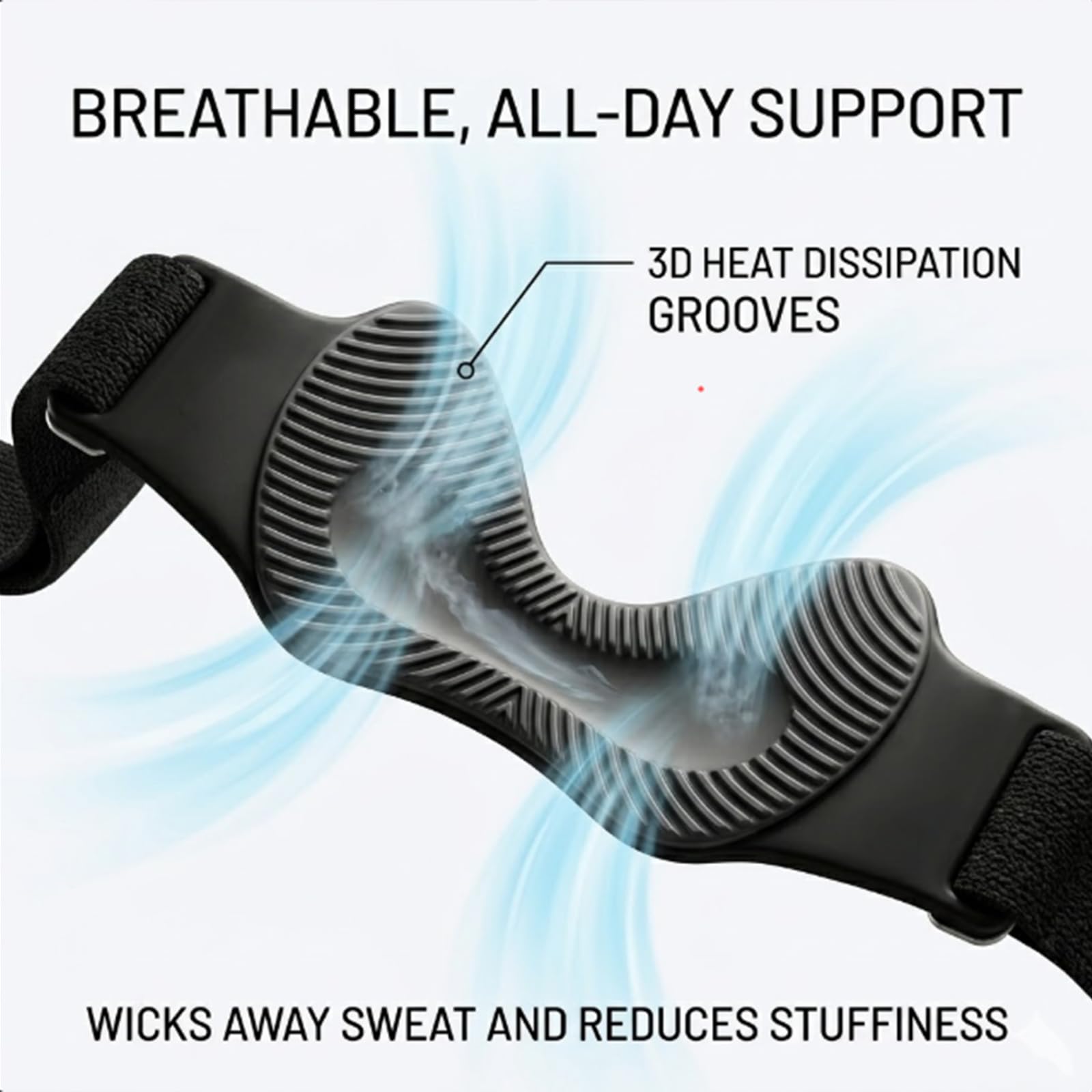 Stryde Strap cierre gancho y bucle demostrando ajuste personalizado rápido