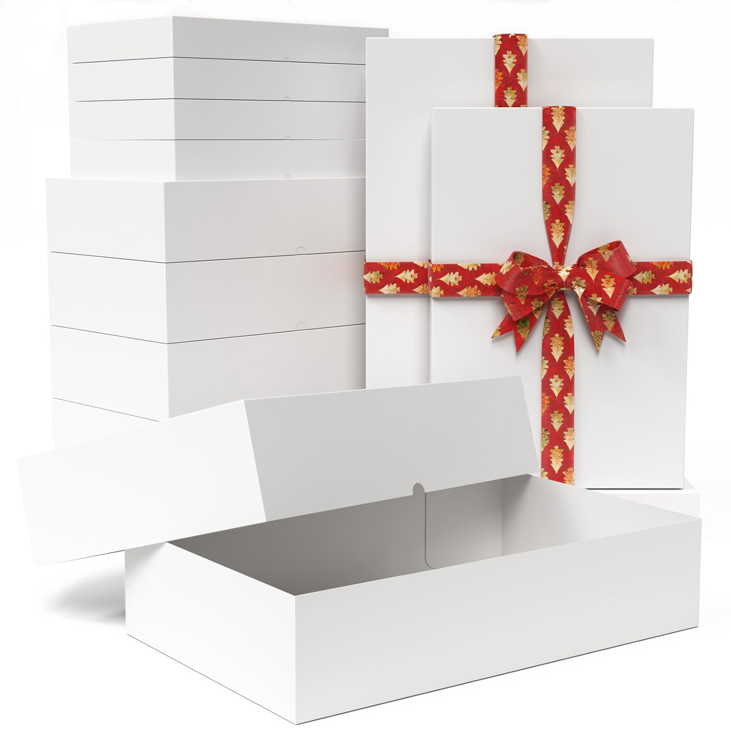 STYPOP vista frontal de caja blanca lista para regalo y presentación elegante