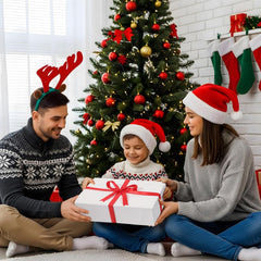 STYPOP caja decorada con lazo en ambiente de regalo que inspira personalización