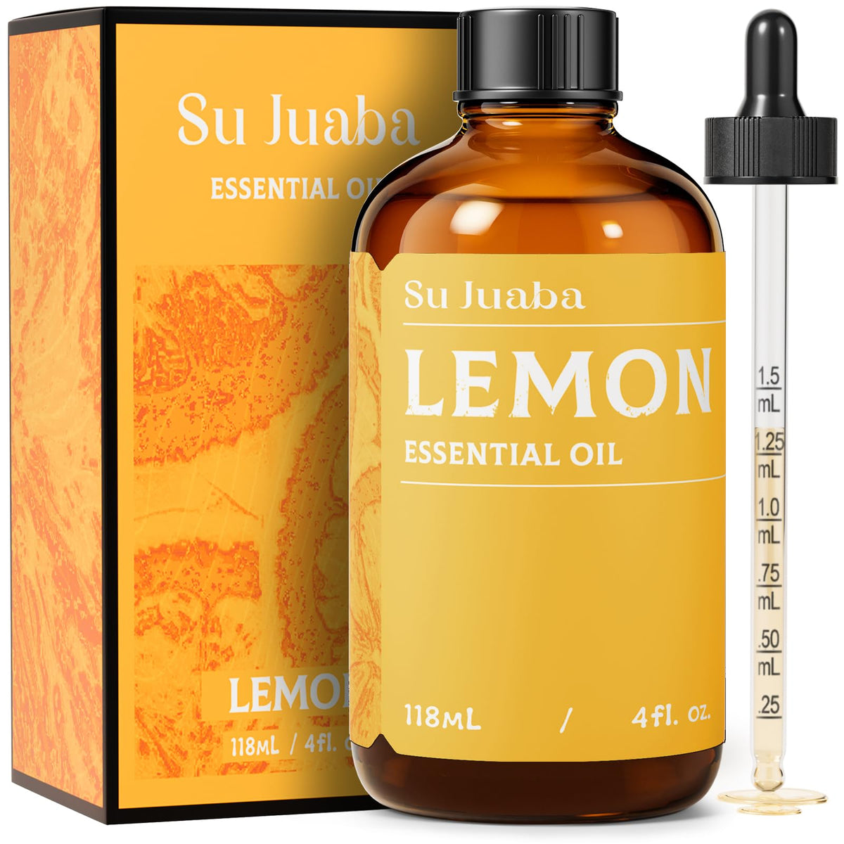 SU JUABA frasco ámbar frontal muestra protección y conserva aroma