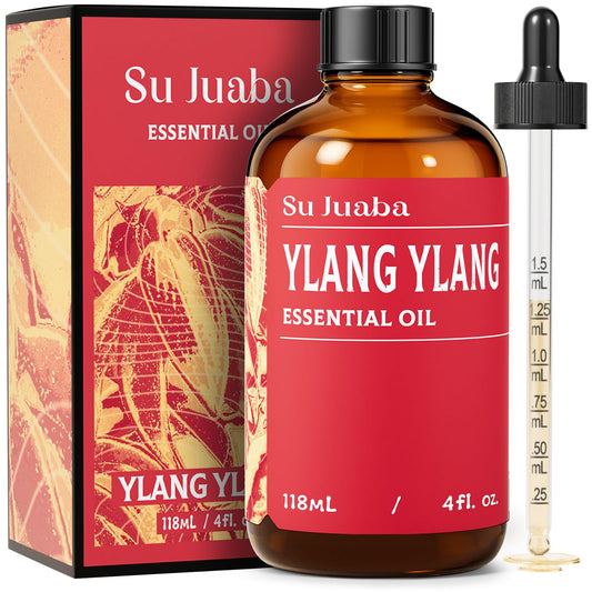SU JUABA frasco ámbar de Ylang-Ylang preserva aroma y protege luz