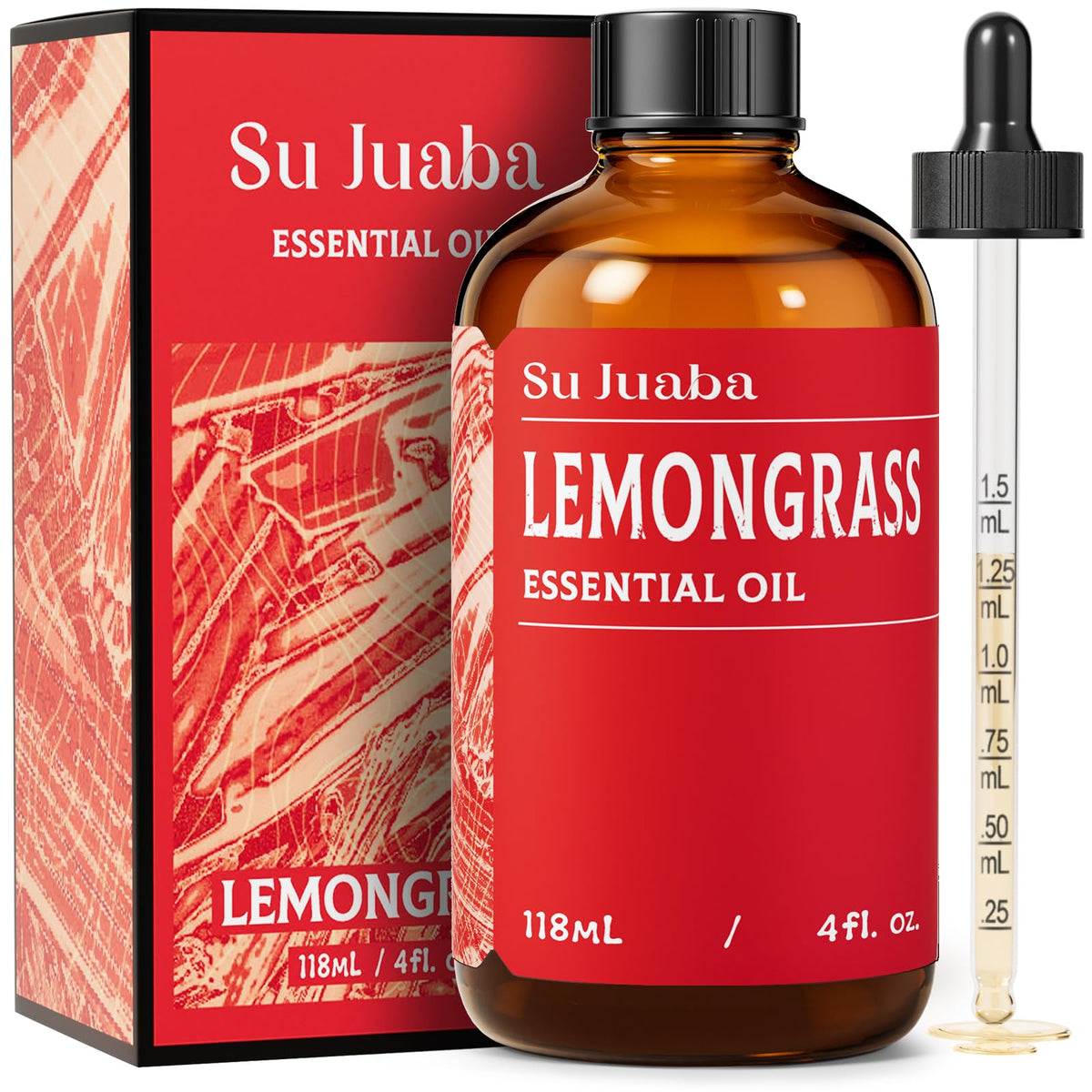 SU JUABA frasco ámbar con cuentagotas que protege aroma y facilita dosificación