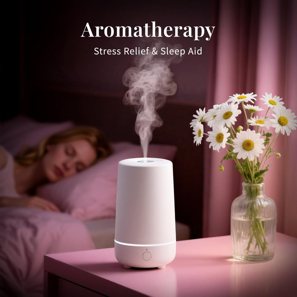 SU JUABA en difusor en salón, ambiente aromático relajante