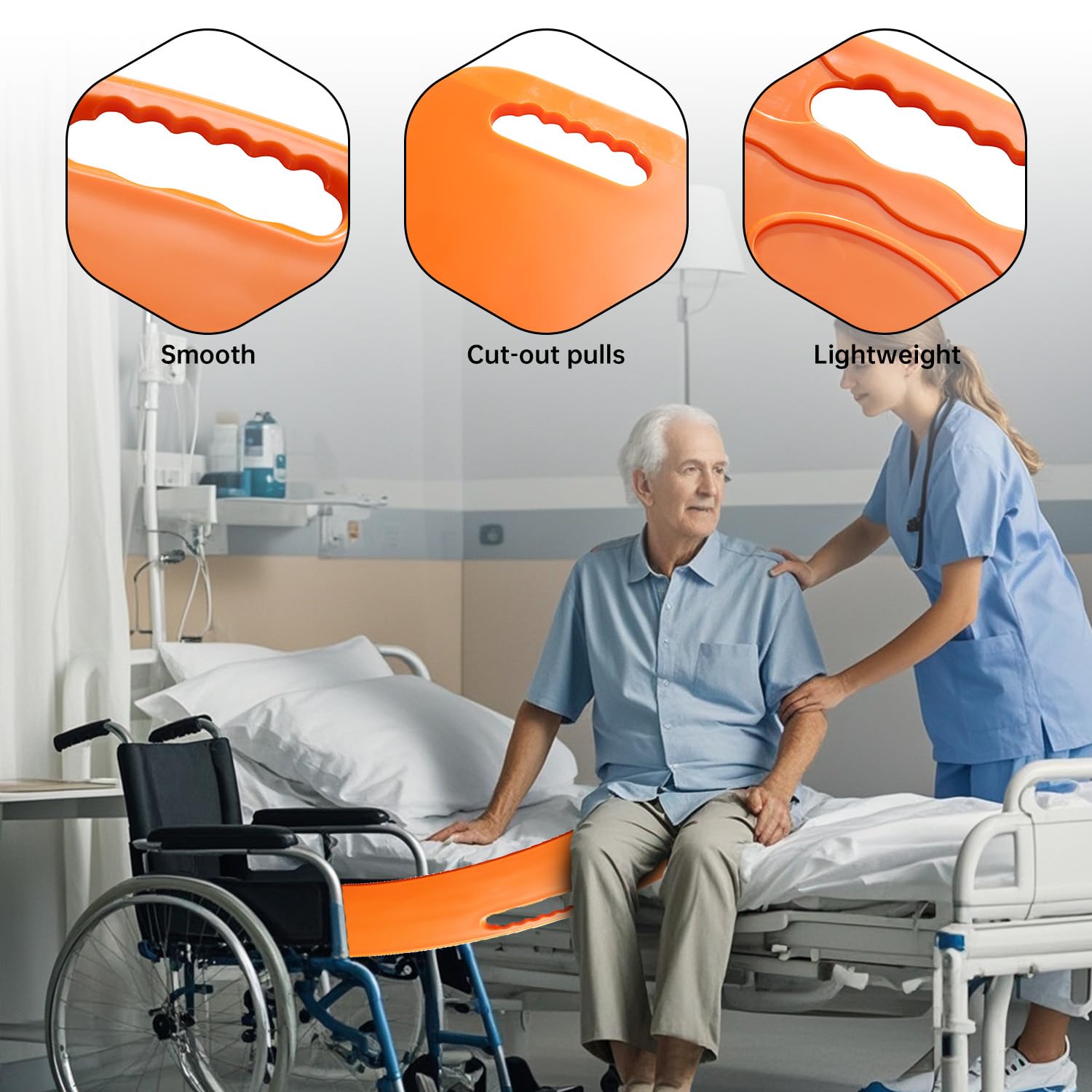 suboton transferencia en silla de ruedas demostrando uso controlado