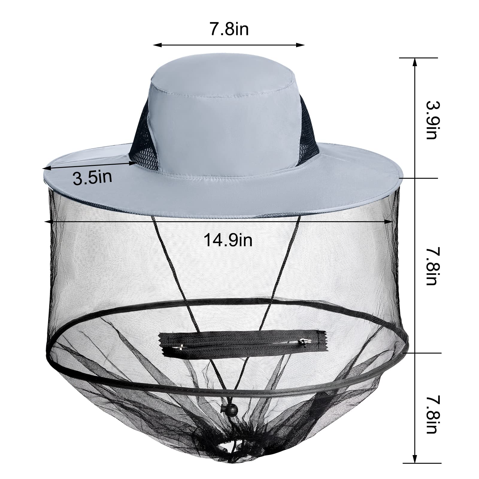 Sombrero Sucrain plegado listo para guardar y transportar fácilmente